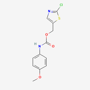 (2-chloro-1,3-thiazol-5-yl)methyl N-(4-methoxyphenyl)carbamate