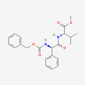 molecular formula C15H19NO6 B2817765 甲基(2S)-2-[(2R)-2-{[(苄氧基)羰基]氨基}-2-苯乙酰氨基]-3-甲基丁酸酯 CAS No. 114221-05-5