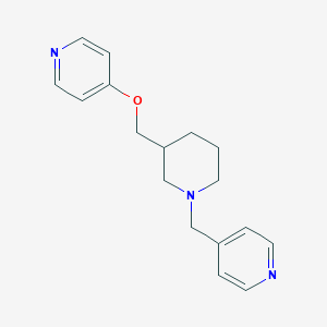 4-[[1-(Pyridin-4-ylmethyl)piperidin-3-yl]methoxy]pyridine
