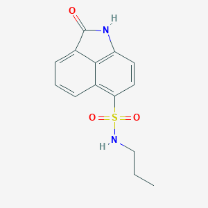 molecular formula C14H14N2O3S B281779 2-oxo-N-propyl-1H-benzo[cd]indole-6-sulfonamide 