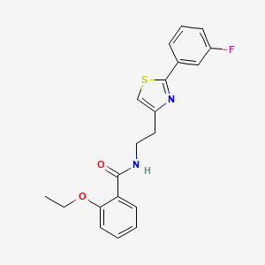 2-ethoxy-N-{2-[2-(3-fluorophenyl)-1,3-thiazol-4-yl]ethyl}benzamide