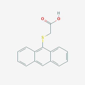 molecular formula C16H12O2S B281783 (9-Anthrylsulfanyl)acetic acid 