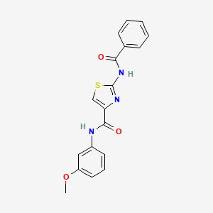 2-benzamido-N-(3-methoxyphenyl)thiazole-4-carboxamide