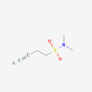 molecular formula C6H11NO2S B2817846 N,N-dimethylbut-3-yne-1-sulfonamide CAS No. 1849390-94-8