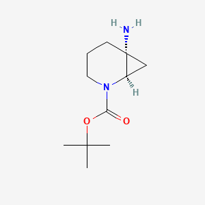 Rac-tert-butyl (1R,6R)-6-amino-2-azabicyclo[4.1.0]heptane-2-carboxylate