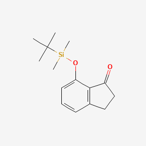 molecular formula C15H22O2Si B2817888 7-((叔丁基二甲基硅基)氧基)-2,3-二氢-1H-茚-1-酮 CAS No. 1680192-52-2