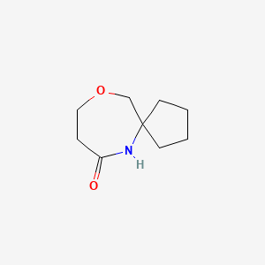 molecular formula C9H15NO2 B2817894 10-Oxa-6-azaspiro[4.6]undecan-7-one CAS No. 2287345-51-9