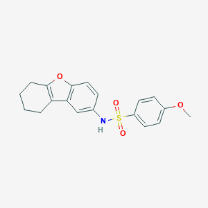 4-methoxy-N-(6,7,8,9-tetrahydrodibenzo[b,d]furan-2-yl)benzenesulfonamide