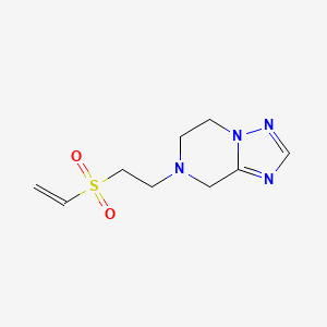 7-(2-Ethenylsulfonylethyl)-6,8-dihydro-5H-[1,2,4]triazolo[1,5-a]pyrazine