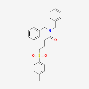 molecular formula C25H27NO3S B2817934 N,N-dibenzyl-4-tosylbutanamide CAS No. 941987-15-1