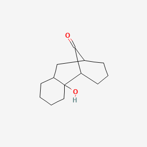 molecular formula C13H20O2 B2817972 2-Hydroxy-tricyclo[7.3.1.0*2,7*]tridecan-13-one CAS No. 2544-00-5