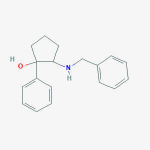 molecular formula C18H21NO B281798 2-(Benzylamino)-1-phenylcyclopentanol 