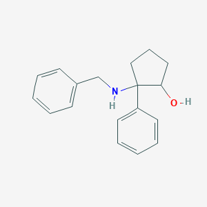 molecular formula C18H21NO B281799 2-(Benzylamino)-2-phenylcyclopentanol 