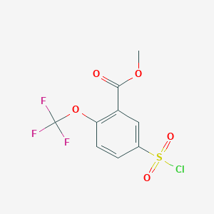 Methyl 5-(chlorosulfonyl)-2-(trifluoromethoxy)benzoate