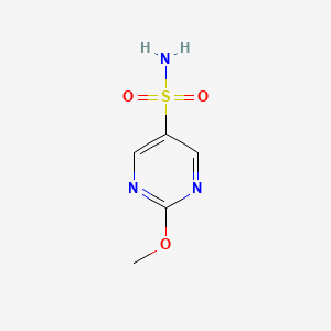 molecular formula C5H7N3O3S B2818004 2-甲氧基嘧啶-5-磺酰胺 CAS No. 1855869-77-0