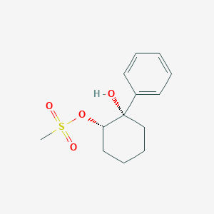 molecular formula C13H18O4S B281806 [(1S,2S)-2-hydroxy-2-phenylcyclohexyl] methanesulfonate 