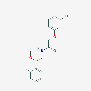 N-(2-methoxy-2-(o-tolyl)ethyl)-2-(3-methoxyphenoxy)acetamide