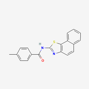 N-benzo[g][1,3]benzothiazol-2-yl-4-methylbenzamide