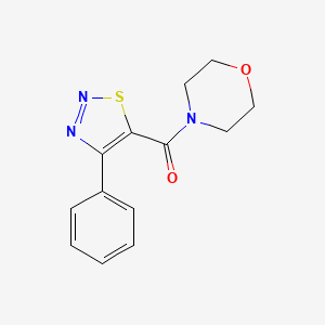 Morpholino(4-phenyl-1,2,3-thiadiazol-5-yl)methanone