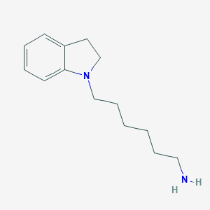 molecular formula C14H22N2 B281808 6-(2,3-dihydro-1H-indol-1-yl)-1-hexanamine 