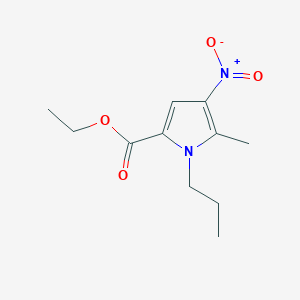 ethyl4-nitro-5-methyl-1-propyl-1H-pyrrole-2-carboxylate