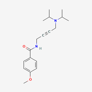 N-(4-(diisopropylamino)but-2-yn-1-yl)-4-methoxybenzamide