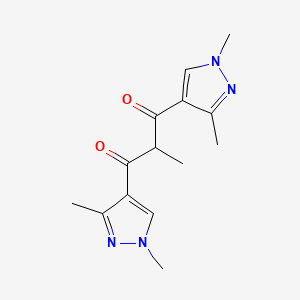 1,3-bis(1,3-dimethyl-1H-pyrazol-4-yl)-2-methylpropane-1,3-dione