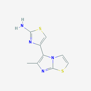 4-(6-Methyl-imidazo[2,1-b]thiazol-5-yl)-thiazol-2-ylamine