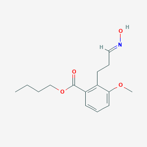 Butyl2-[3-(hydroxyimino)propyl]-3-methoxybenzoate