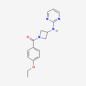 (4-Ethoxyphenyl)(3-(pyrimidin-2-ylamino)azetidin-1-yl)methanone
