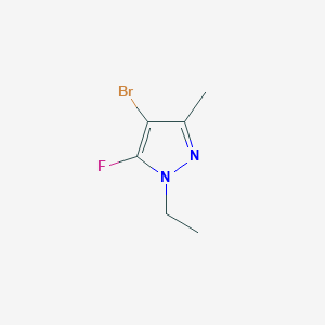 4-Bromo-1-ethyl-5-fluoro-3-methyl-1H-pyrazole