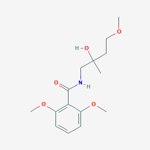 N-(2-Hydroxy-4-methoxy-2-methylbutyl)-2,6-dimethoxybenzamide