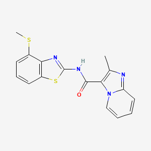2-methyl-N-(4-(methylthio)benzo[d]thiazol-2-yl)imidazo[1,2-a]pyridine-3-carboxamide