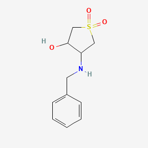 4-Benzylamino-1,1-dioxo-tetrahydrothiophen-3-ol