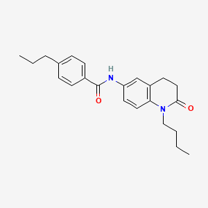 N-(1-butyl-2-oxo-1,2,3,4-tetrahydroquinolin-6-yl)-4-propylbenzamide