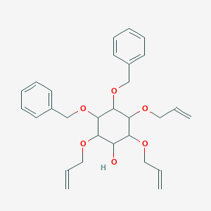molecular formula C29H36O6 B281828 2,3,6-Tris(allyloxy)-4,5-bis(benzyloxy)cyclohexanol 