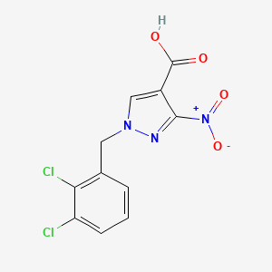 1-(2,3-dichlorobenzyl)-3-nitro-1H-pyrazole-4-carboxylic acid