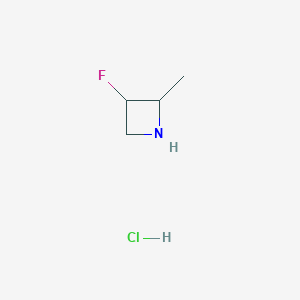 3-Fluoro-2-methylazetidine hydrochloride