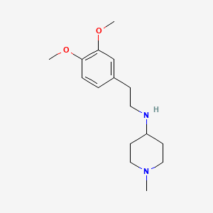 molecular formula C16H26N2O2 B2818304 [2-(3,4-Dimethoxy-phenyl)-ethyl]-(1-methyl-piperidin-4-yl)-amine CAS No. 415971-00-5