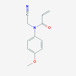 N-(Cyanomethyl)-N-(4-methoxyphenyl)prop-2-enamide