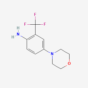 4-(Morpholin-4-yl)-2-(trifluoromethyl)aniline