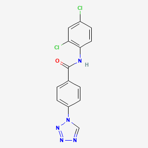 N-(2,4-dichlorophenyl)-4-(1H-tetrazol-1-yl)benzamide