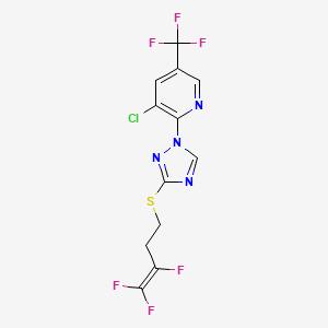 3-Chloro-2-[3-(3,4,4-trifluorobut-3-enylsulfanyl)-1,2,4-triazol-1-yl]-5-(trifluoromethyl)pyridine