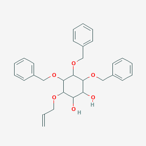 molecular formula C30H34O6 B281835 3-(Allyloxy)-4,5,6-tris(benzyloxy)-1,2-cyclohexanediol 