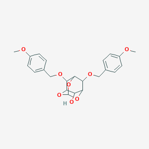 8,9-Bis[(4-methoxybenzyl)oxy]-2,4,10-trioxatricyclo[3.3.1.1~3,7~]decan-6-ol