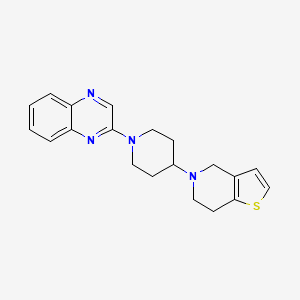 5-(1-Quinoxalin-2-ylpiperidin-4-yl)-6,7-dihydro-4H-thieno[3,2-c]pyridine