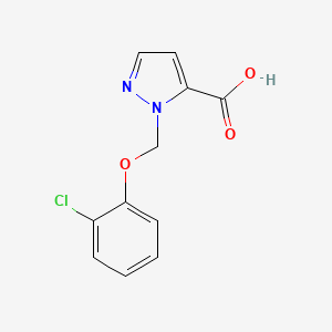 1-[(2-chlorophenoxy)methyl]-1H-pyrazole-5-carboxylic acid