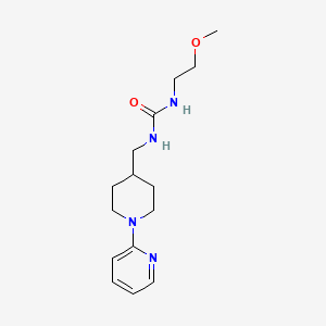 1-(2-Methoxyethyl)-3-((1-(pyridin-2-yl)piperidin-4-yl)methyl)urea