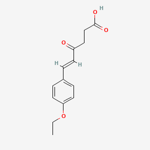 (E)-6-(4-ethoxyphenyl)-4-oxo-5-hexenoic acid