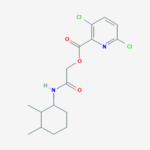 [(2,3-Dimethylcyclohexyl)carbamoyl]methyl 3,6-dichloropyridine-2-carboxylate